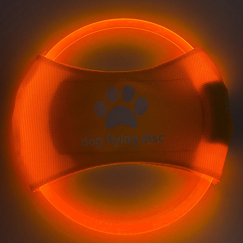 Leuchtender Hunde-Frisbee – Wiederaufladbar