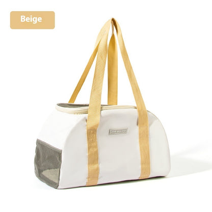 Ein-Schulter Katzentasche – Atmungsaktiv, Leicht & Waschbar