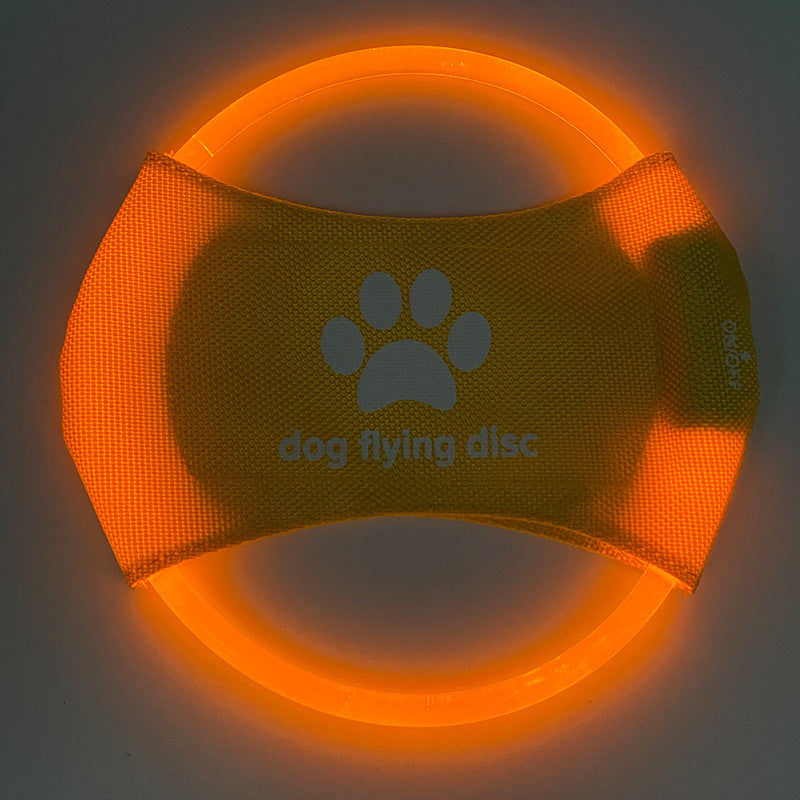 Leuchtender Hunde-Frisbee – Wiederaufladbar