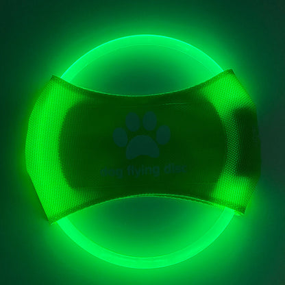 Leuchtender Hunde-Frisbee – Wiederaufladbar