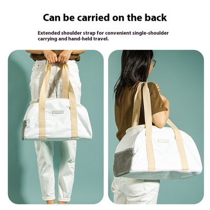 Ein-Schulter Katzentasche – Atmungsaktiv, Leicht & Waschbar