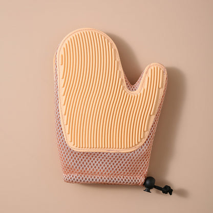 Fellpflege-Handschuh | 2-in-1 Bürste & Massage