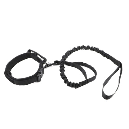 Taktisches Hundehalsband mit Leine – Verstellbar