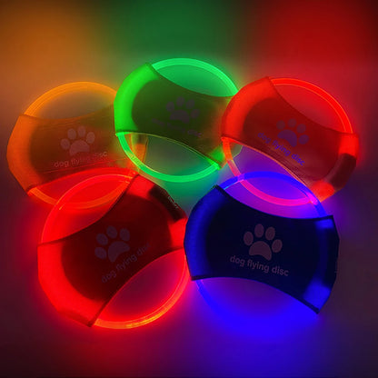 Leuchtender Hunde-Frisbee – Wiederaufladbar