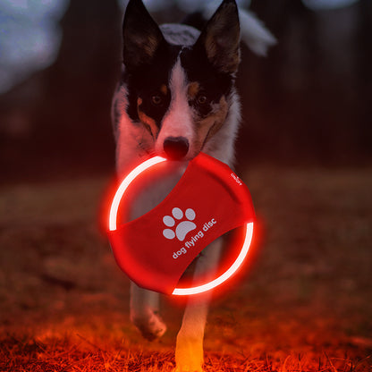 Leuchtender Hunde-Frisbee – Wiederaufladbar