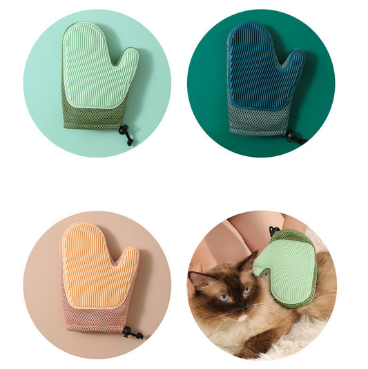 Pawsy - Fellpflege-Handschuh | 2-in-1 Bürste & Massage