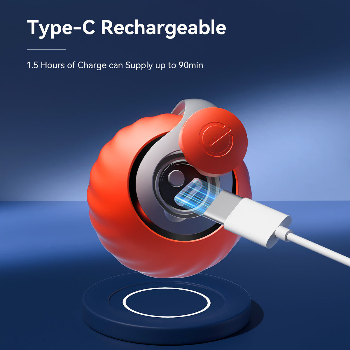 Pawsy - Interaktiver Katzenspielball – USB-C Wiederaufladbar